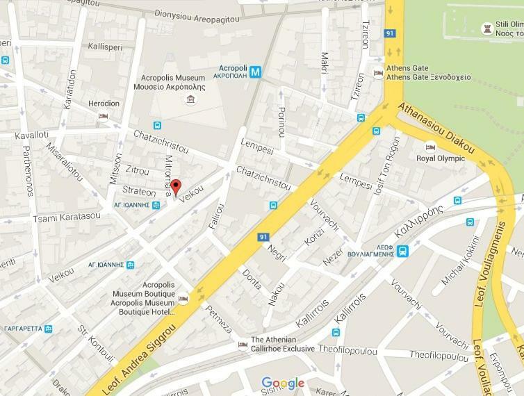 Apartmán Acropolis Boutique Studio, Koukaki Atény Exteriér fotografie